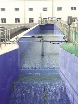 經開草(cǎo)灘污水(shuǐ)處理(lǐ)廠消毒池出水(shuǐ) 經開草(cǎo)灘污水(shuǐ)處理(lǐ)廠消毒池出水(shuǐ)